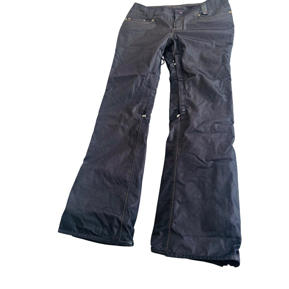 Holden Women's Size Large Black Snowboard Pants With Back Zipper Pockets